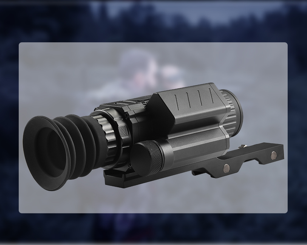 自由虎TK256测距热成像夜间全黑红外探测仪全黑夜视带测距十字热成像详情12