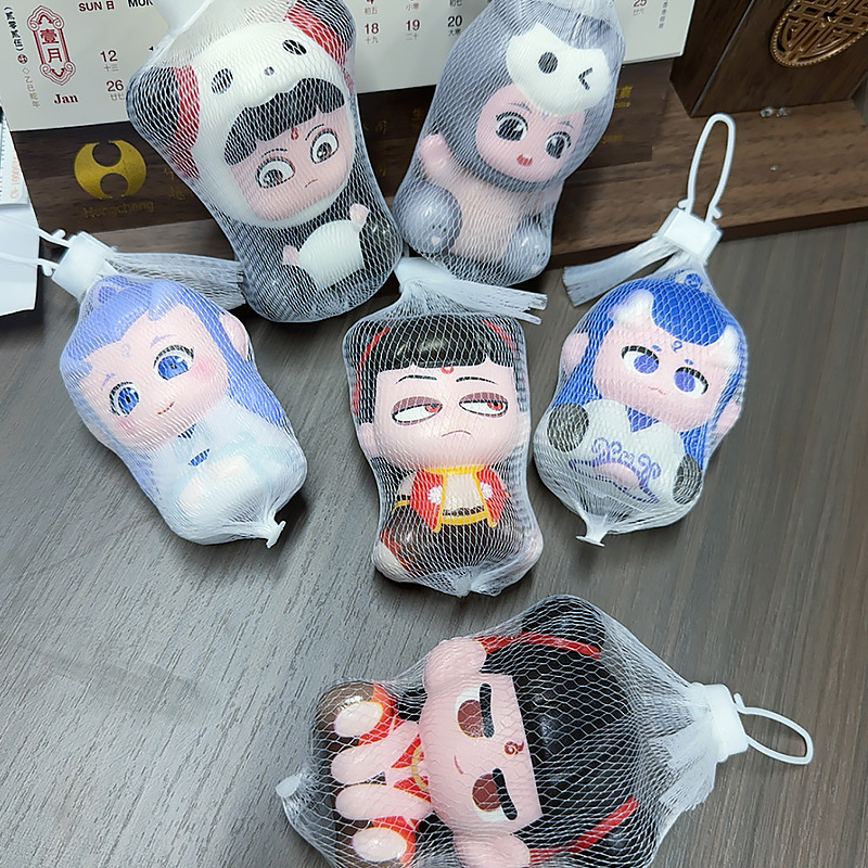 Sanli Slow Rebound Gull Stress Relief Wholesale Stall figurines, Dolls, pendants, Children's toys, Pinching Fun Specification image