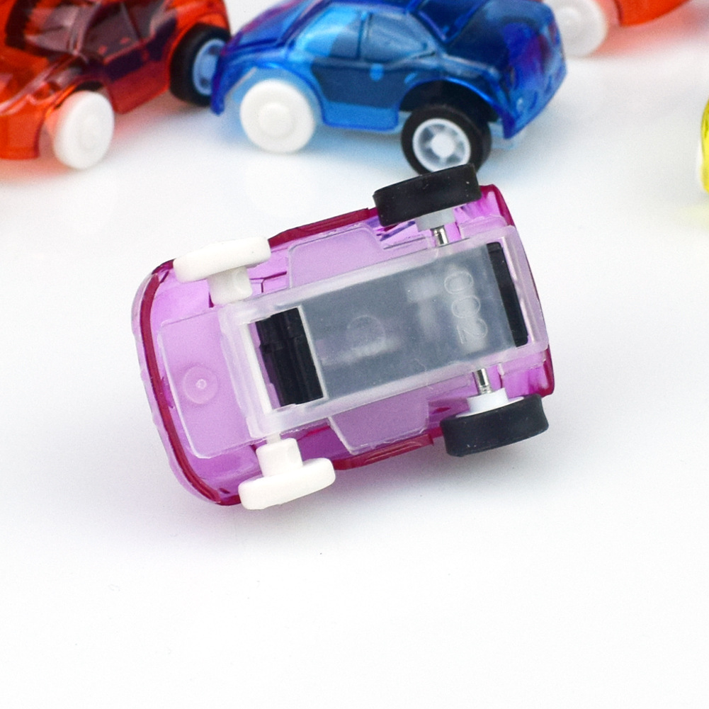 Surprise toy Gacha candy-colored transparent mini Huili toy car Children's set Gacha small toy, Children's Day gift toy car children's toy Application Scenario
