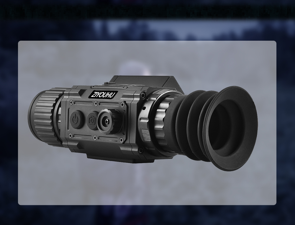 自由虎TK256测距热成像夜间全黑红外探测仪全黑夜视带测距十字热成像详情14