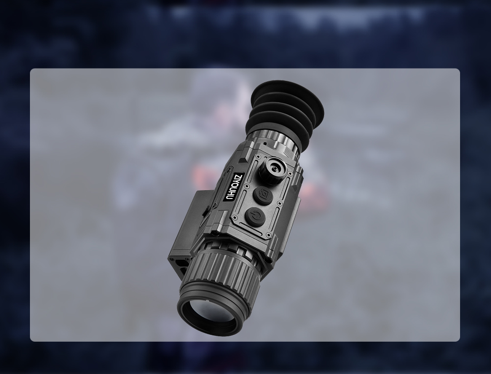 自由虎TK256测距热成像夜间全黑红外探测仪全黑夜视带测距十字热成像详情13