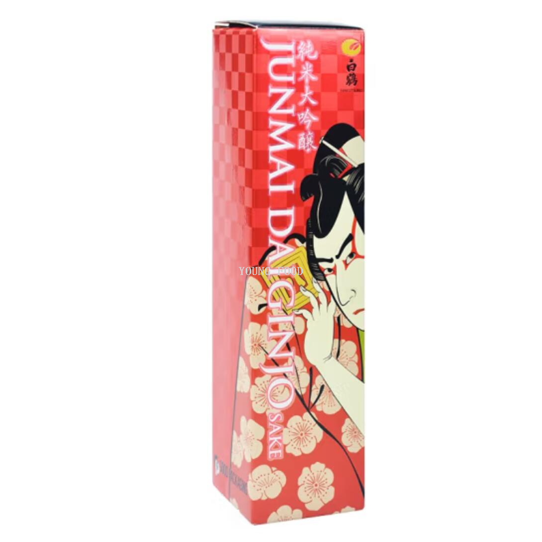 Free shipping for wholesale! BAIOCCHI Imported Rice Wine, White Crane Ukiyo-e Pure Rice Daiginjo Sake 720ml pic 11