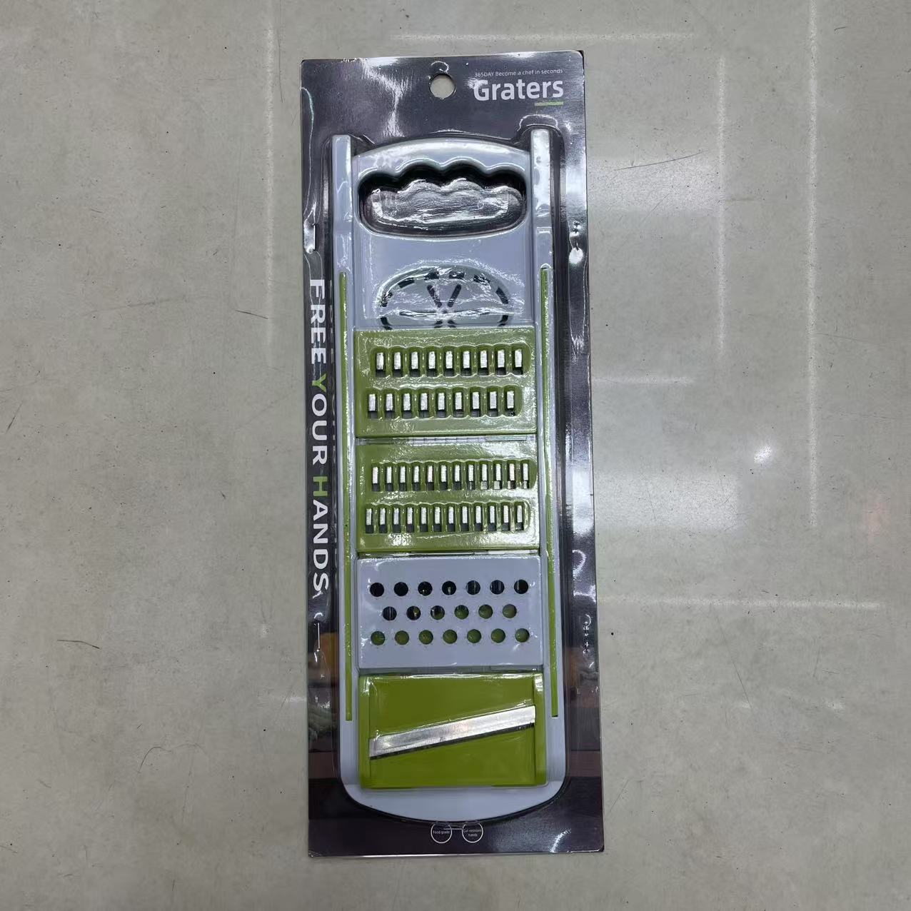 Raspador y planador de plástico