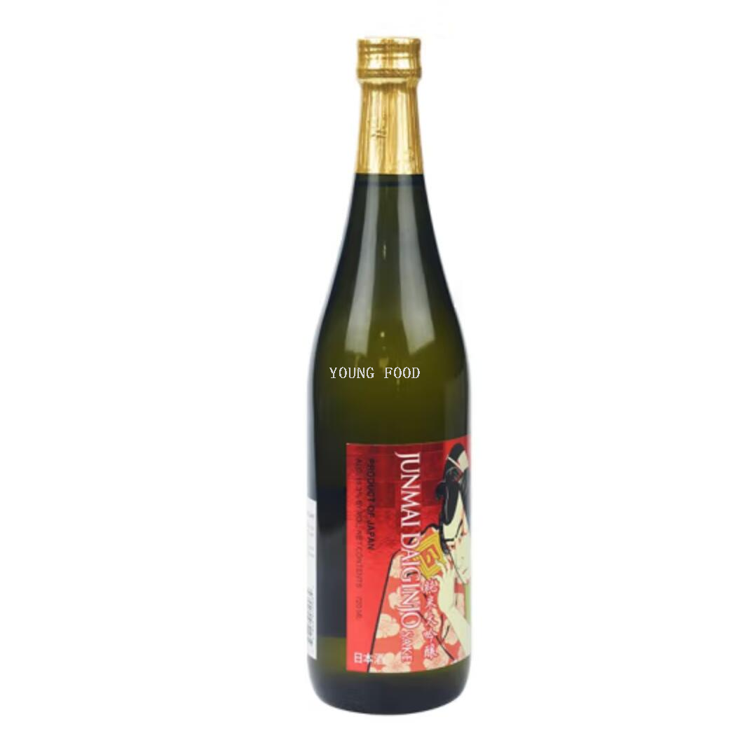 Free shipping for wholesale! BAIOCCHI Imported Rice Wine, White Crane Ukiyo-e Pure Rice Daiginjo Sake 720ml pic 6