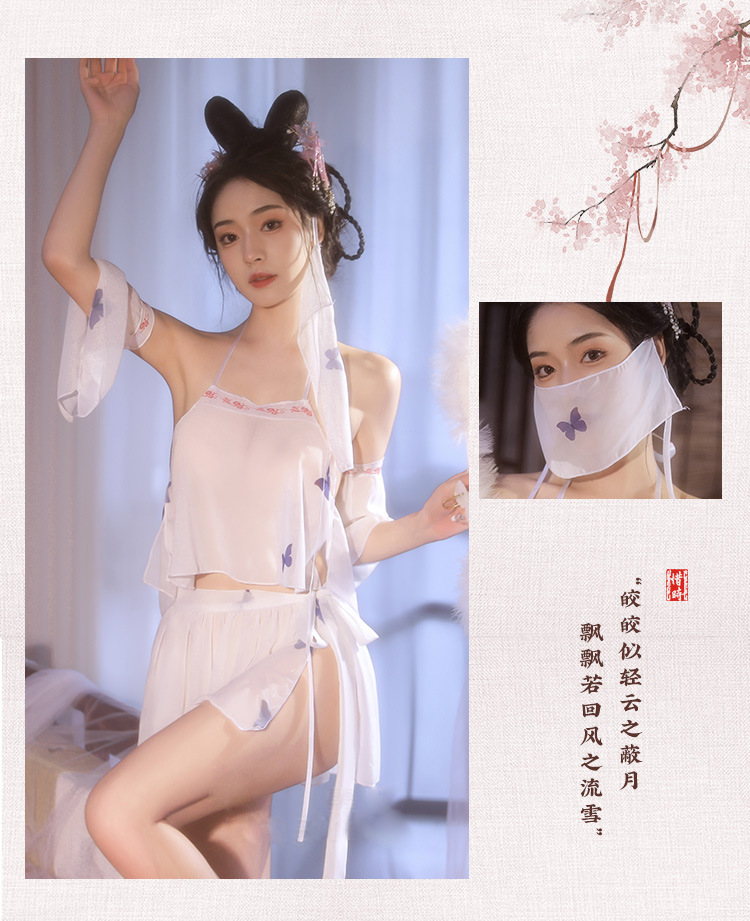 情趣内衣古风汉服制服激情衣服旗袍套装性感国潮角色扮演诱惑详情12