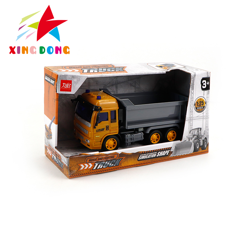 Coche de juguete de inercia para niños con luz y música camión descargador de gama alta camión de ingeniería 6288-A2B Application Scenario