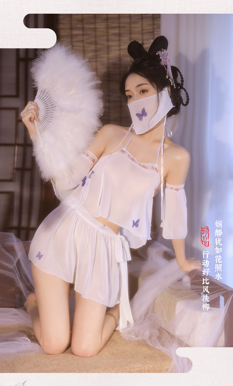 情趣内衣古风汉服制服激情衣服旗袍套装性感国潮角色扮演诱惑详情11
