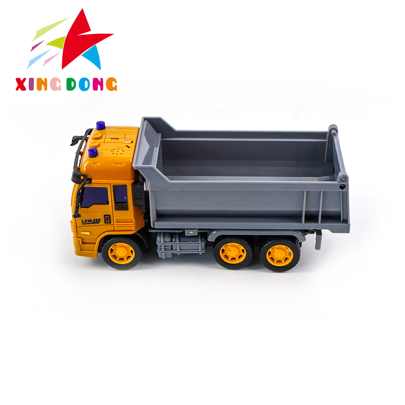 Coche de juguete de inercia para niños con luz y música camión descargador de gama alta camión de ingeniería 6288-A2B details Picture