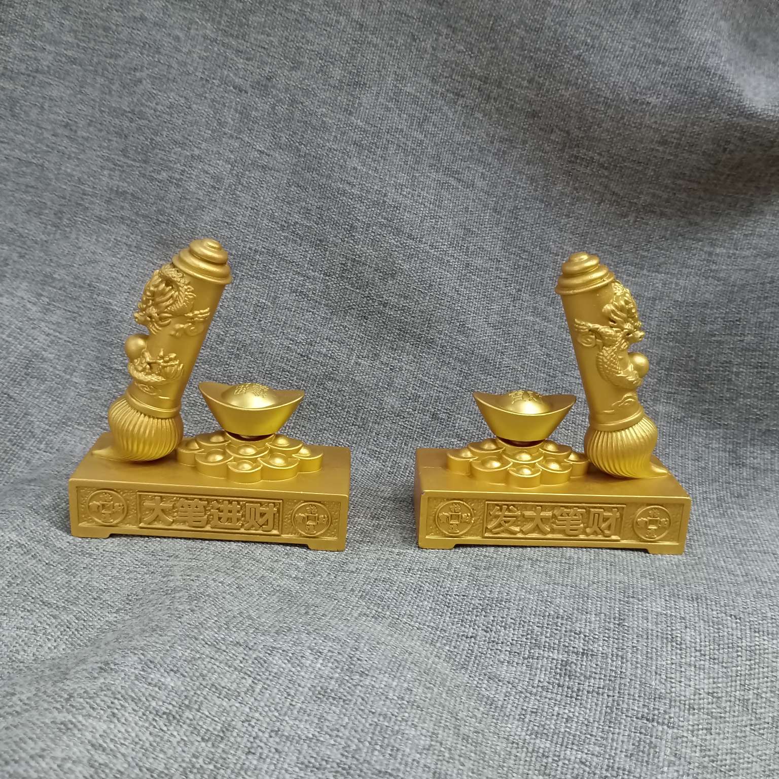 中公工艺摆饰小摆件大笔进财发大笔财礼品转元宝转转详情图2