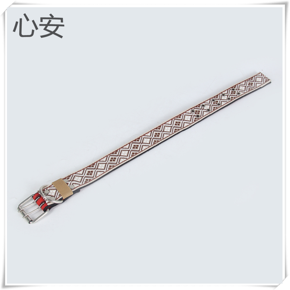 The 2025 new style pet leash jacquard collar is convenient and adjustable. Various jacquard collars and pet collars are available Application Scenario