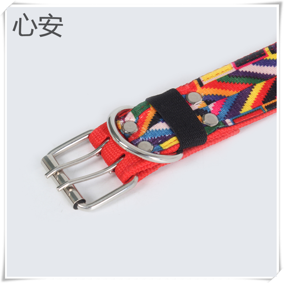 Color printed adjustable pet collar 2025 new wearable leash collar manufacturer's direct sales in stock Item Picture