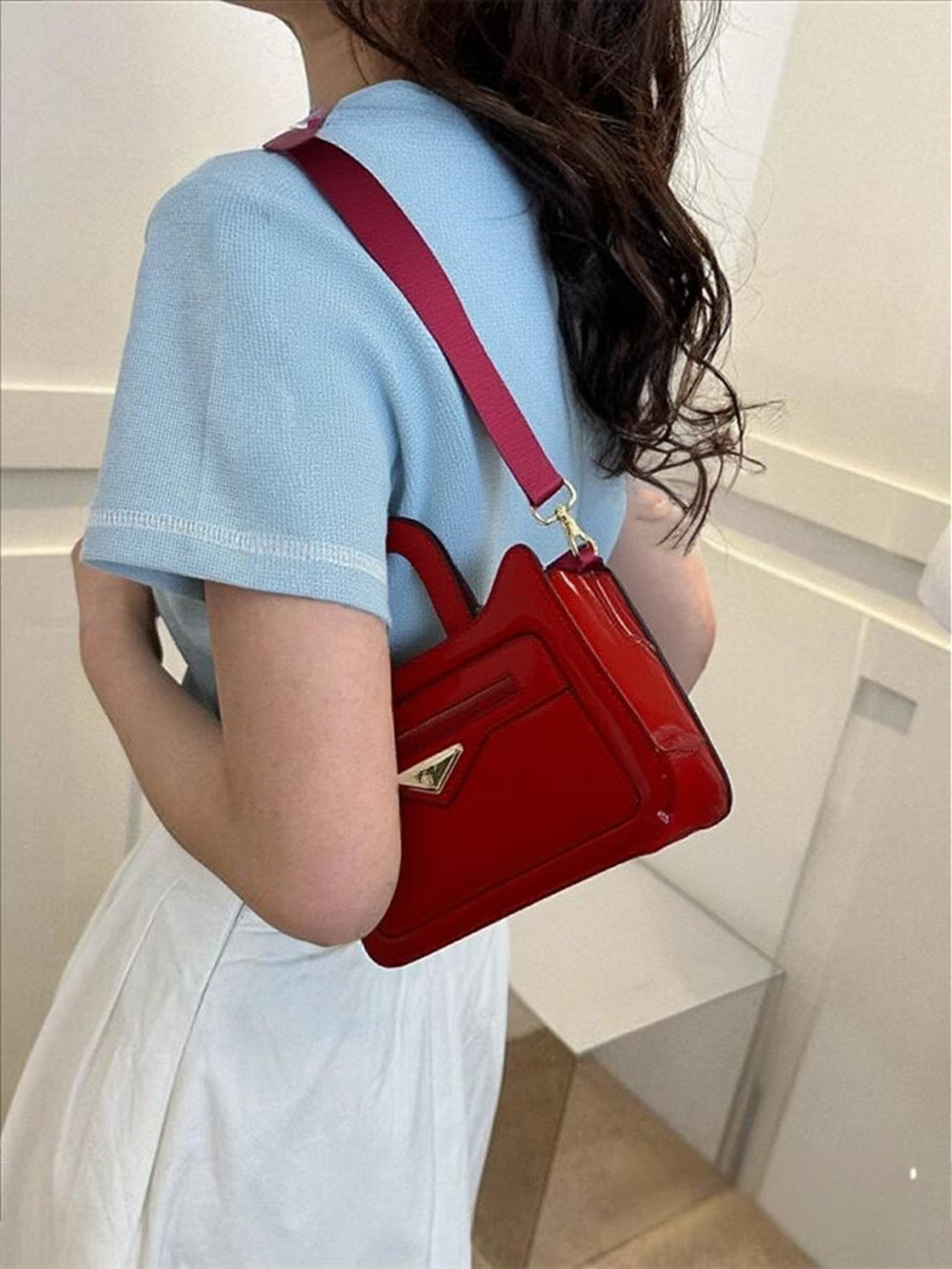 女士定性手拎包/时尚女士挎包/网红挎包/斜挎包细节图