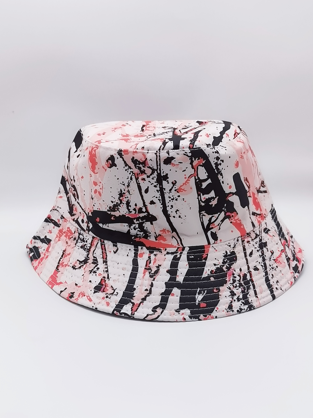 Spring and summer cross-border bestsellers: A wide variety of tie-dyed graffiti printed double-sided fisherman hats for both men and women, fashionable and versatile outdoor sun protection and shade, cool and portable hats for adults full figure