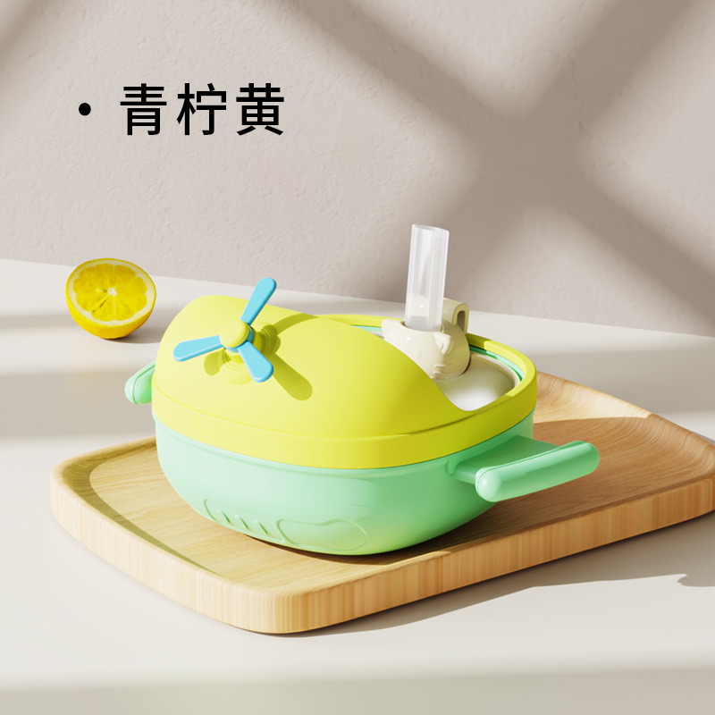 J187-R1938宝宝辅食碗316不锈钢婴儿碗吸盘碗儿童餐具餐盘产品图
