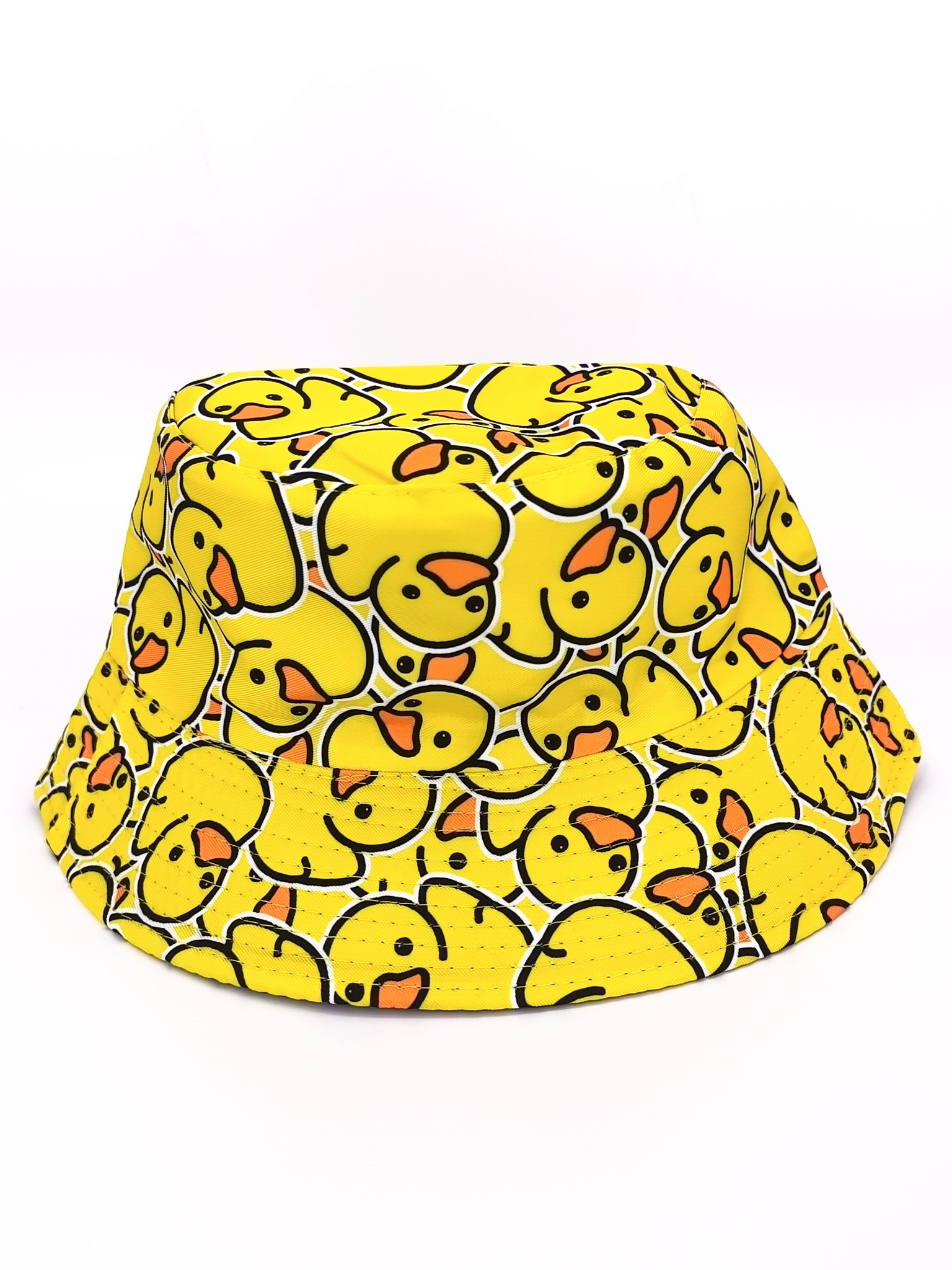 Cute animal-printed cartoon double-sided fisherman's hat for spring and summer, unisex, fashionable and versatile, outdoor sun protection, cool and portable hat, adult style Item Picture