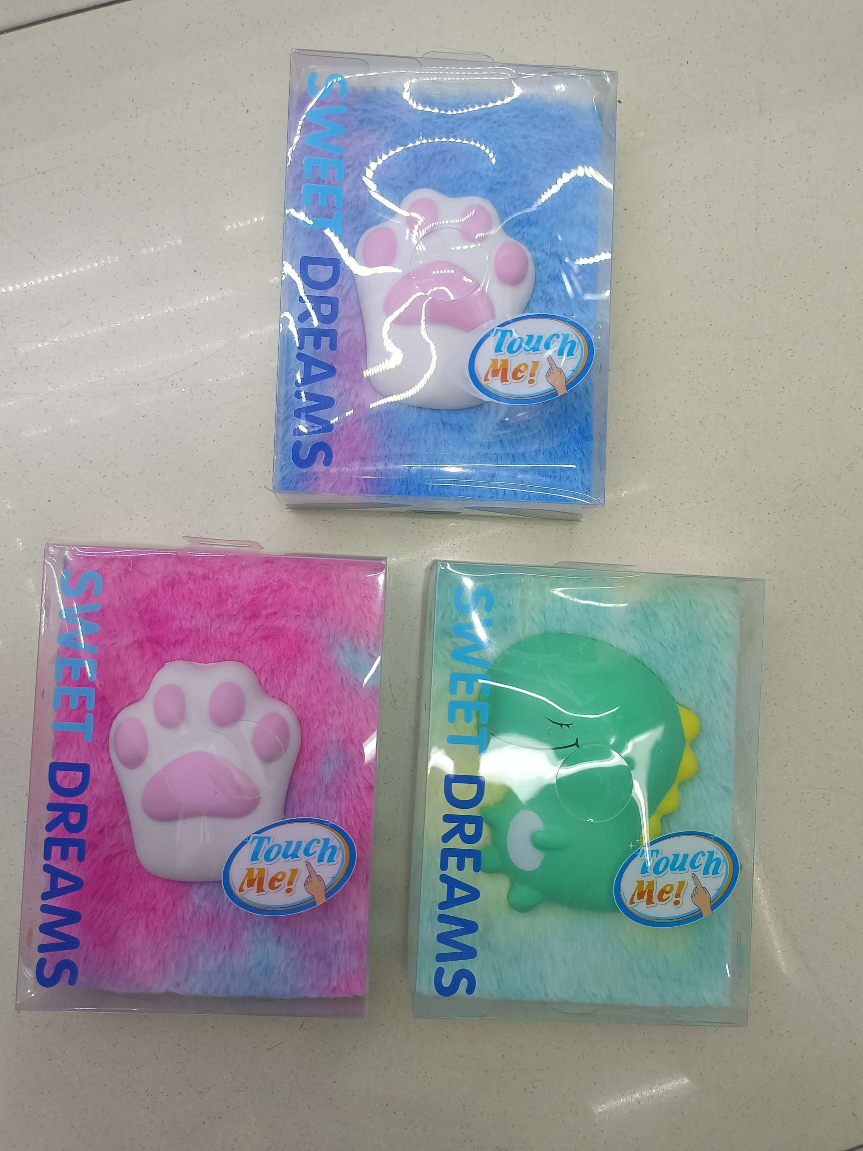 带绒捏捏乐笔记本浙江义乌