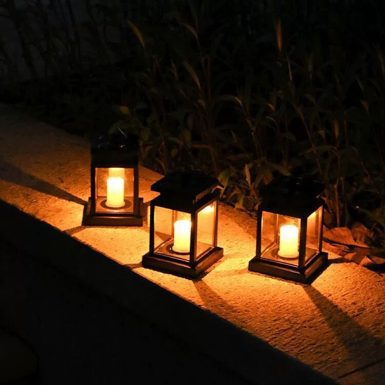 New LED solar outdoor hanging palace lanterns, candles, garden decoration lamps, household hanging lamps and lanterns pic 10