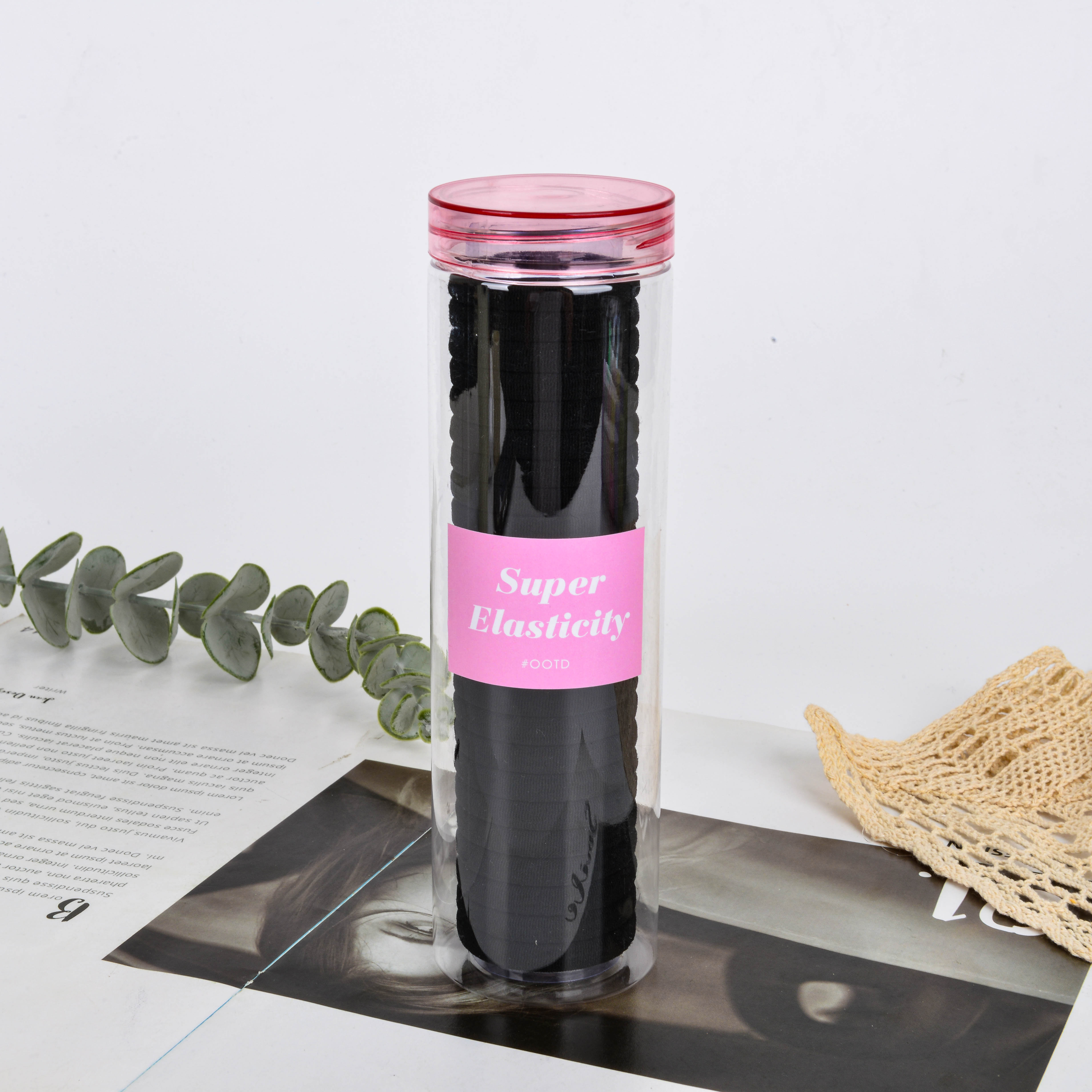 Korean-style children's headwear, filled with colorful small rubber bands, simple and fashionable women's hair tie and hair accessory Specification image