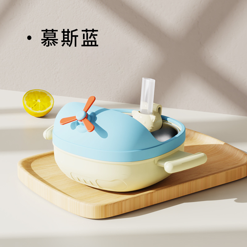 J187-R1938宝宝辅食碗316不锈钢婴儿碗吸盘碗儿童餐具餐盘