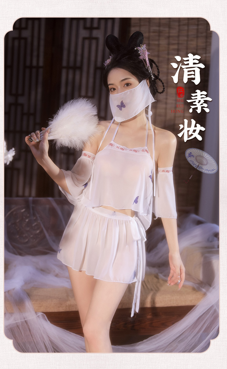 情趣内衣古风汉服制服激情衣服旗袍套装性感国潮角色扮演诱惑详情10