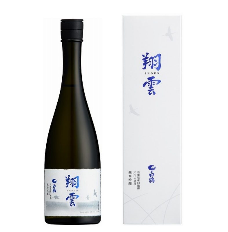 Free shipping for wholesale! BAIOCCHI imported Rice Wine, Japanese Kobe Shiratsuru Xiangyun Junmai Ginjo Sake 720ml pic 2