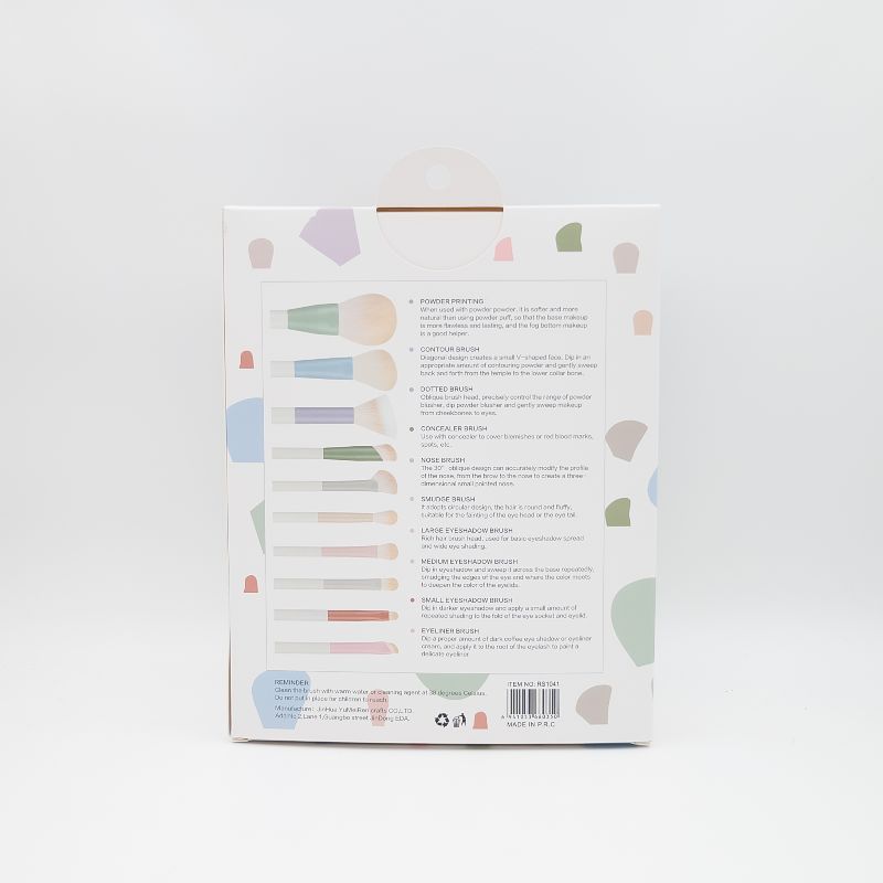 It comes in a 10-piece mini color-coated box with a green bag for easy carrying Specification image