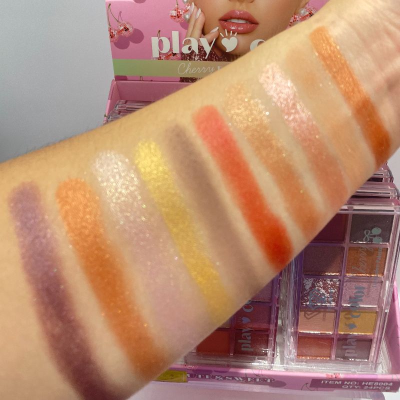 eyeshadow multi-color eyeshadow palette, 10-color eyeshadow palette, three color series, different colors, different makeup looks, versatile makeup looks pic 11