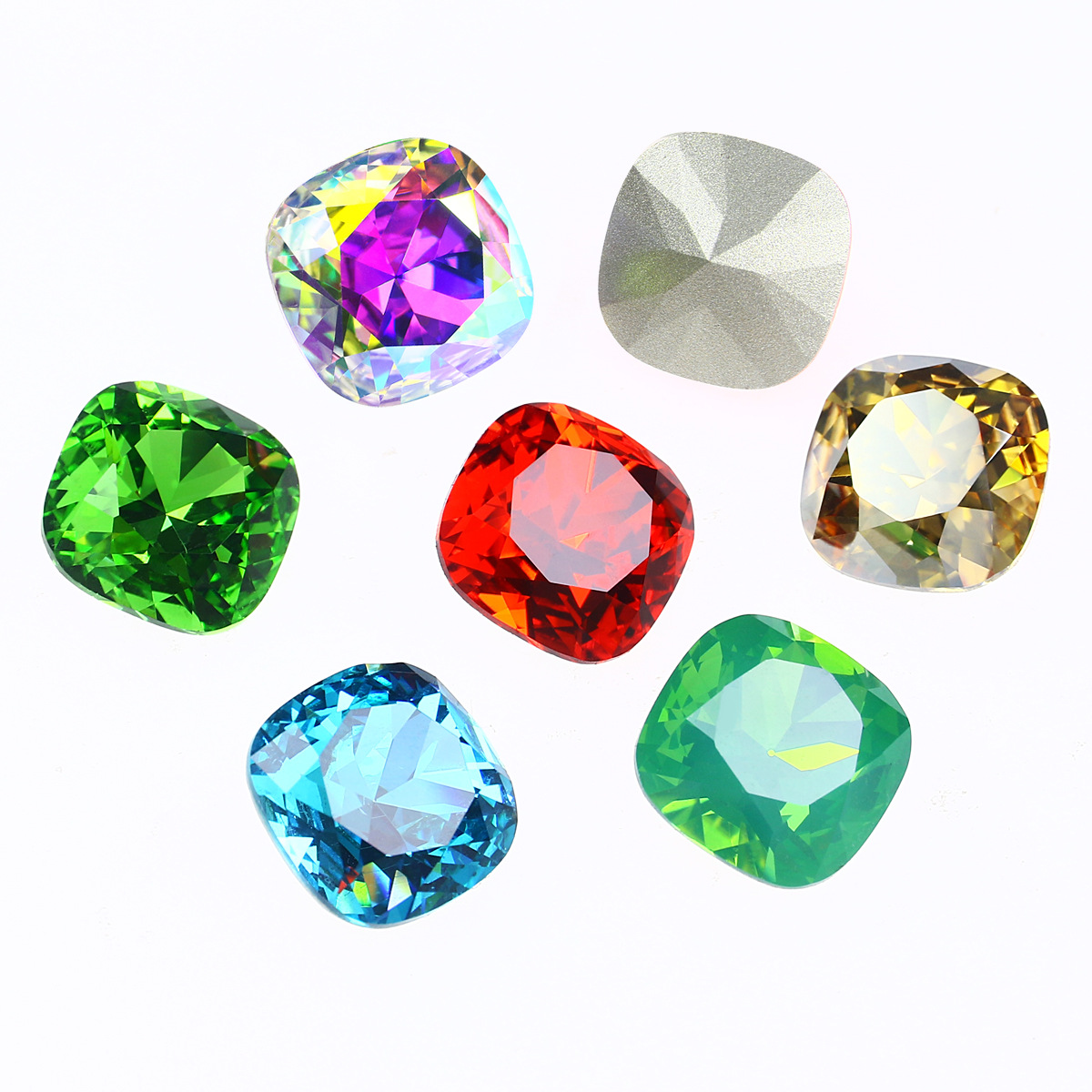 Factory direct sales of DIY jewelry accessories, popular 6mm small fat square nail drill, nail pile drill, nail drill jewelry Application Scenario