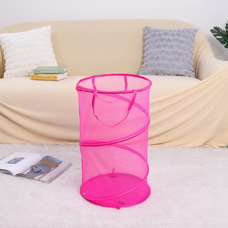 收纳篮/收纳美式/竹篮/脏衣筐/潮玩泡泡玛特产品图