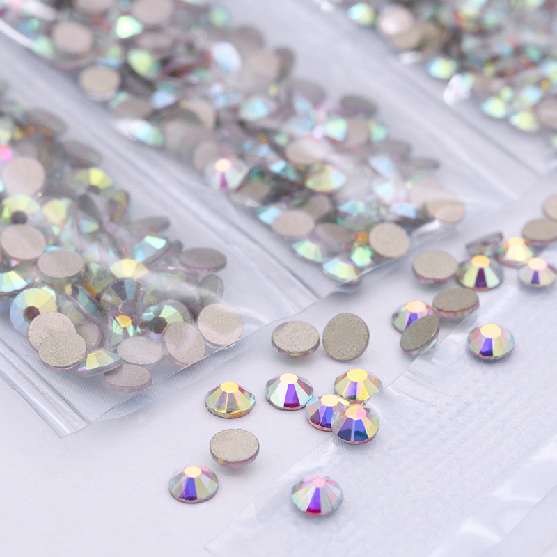 Factory direct sales, Amazon six-compartment mixed round nail drill, mobile phone accessories, phone case, nail drill material, flat nail drill