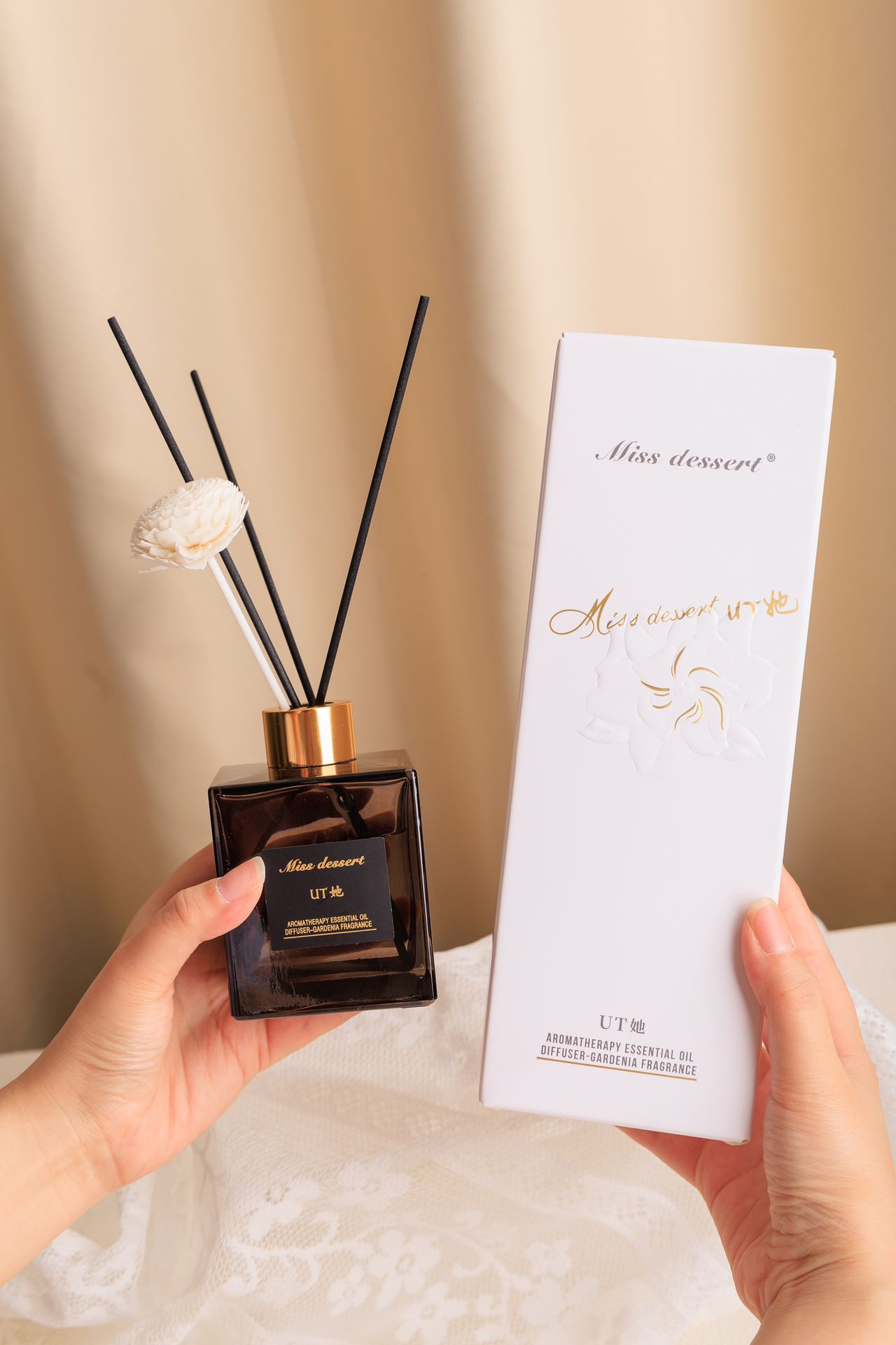 UT她香薰精油栀子花香薰摆件居家日用香薰香氛日用百货香薰详情图4
