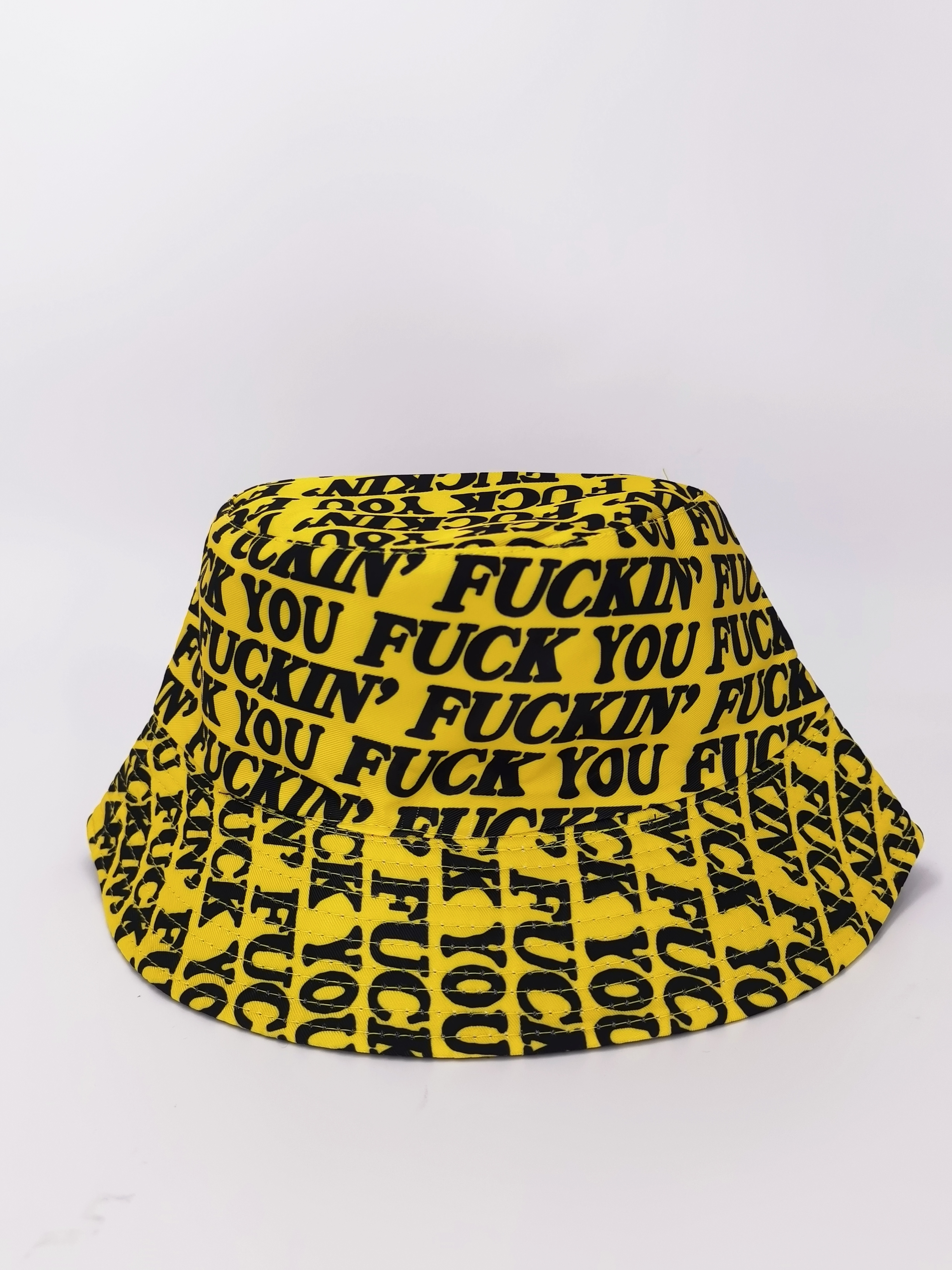 Spring and summer new graffiti letter double-sided fisherman hat for both men and women, fashionable and versatile, outdoor sun protection, cool and portable hat, adult style Item Picture