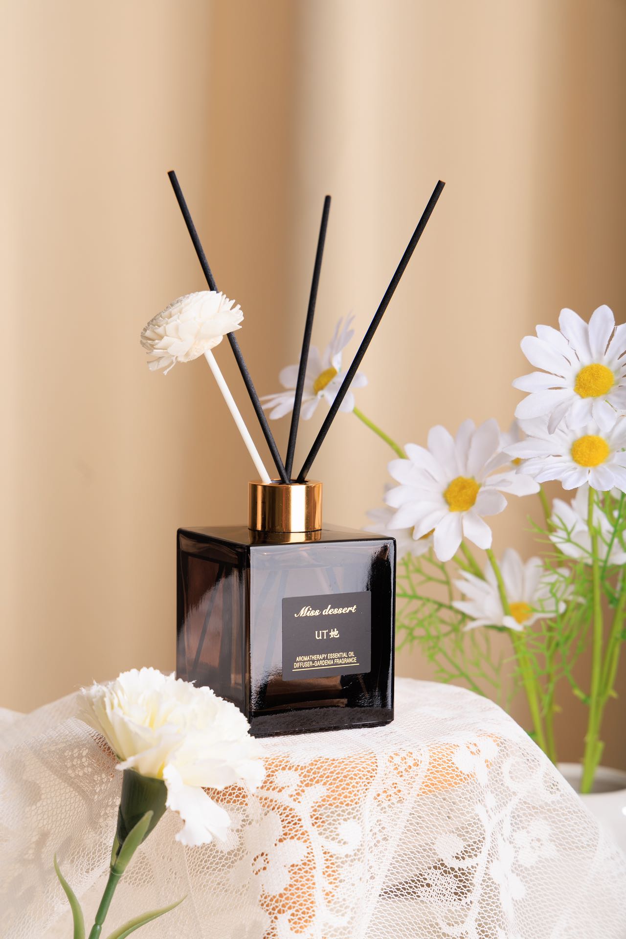 UT她香薰精油栀子花香薰摆件居家日用香薰香氛日用百货香薰细节图