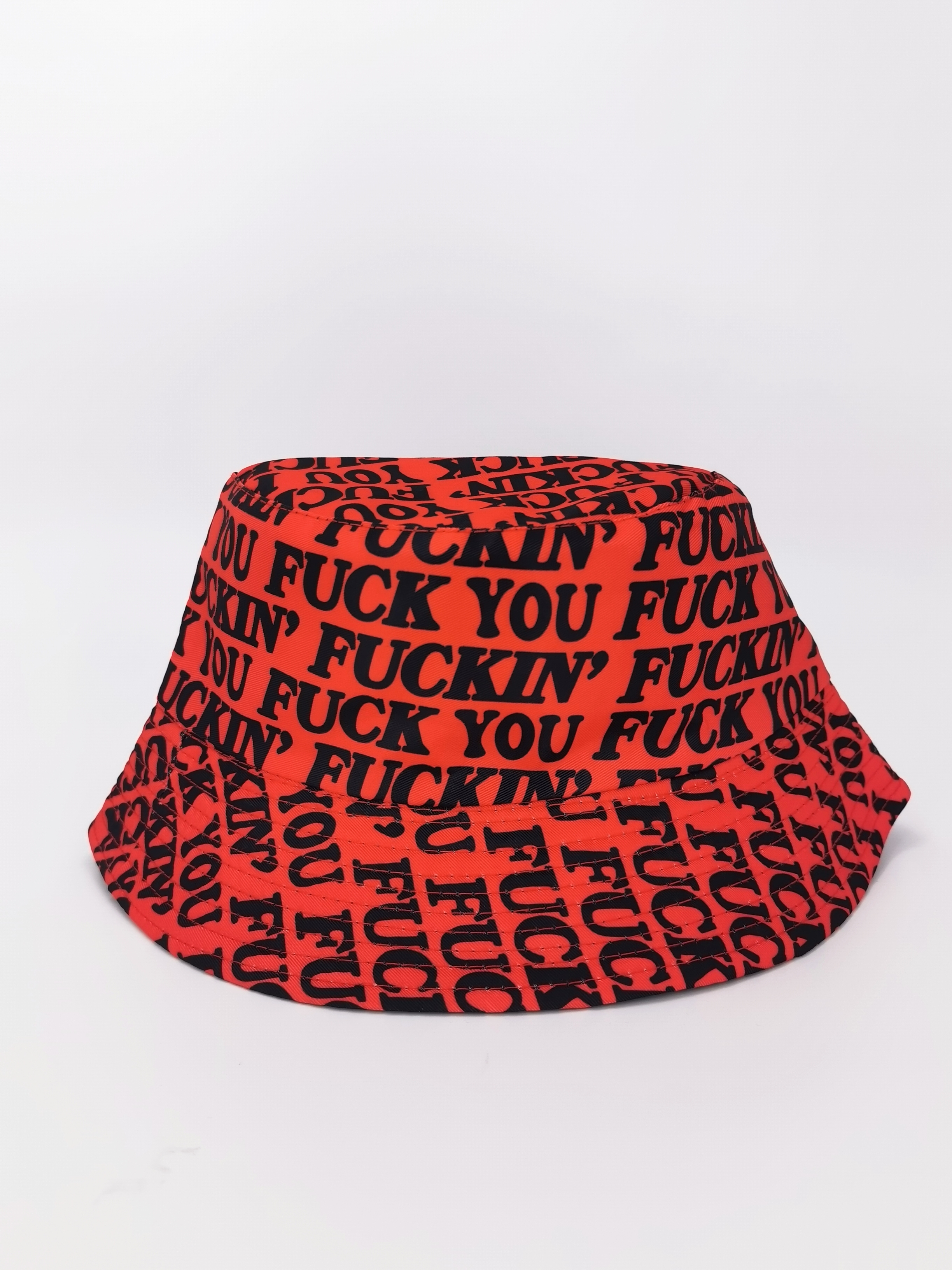 Spring and summer new graffiti letter double-sided fisherman hat for both men and women, fashionable and versatile, outdoor sun protection, cool and portable hat, adult style details Picture