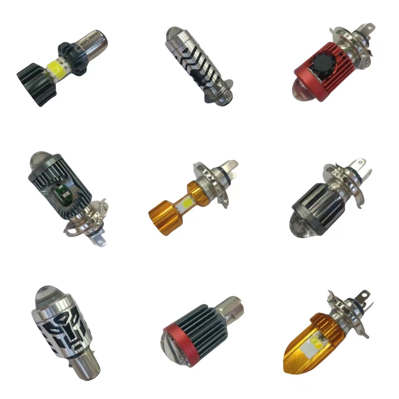 Motorcycle LED headlights, ultra-bright and powerful 9W spotlights, 9V-80V high beams, universal details Picture
