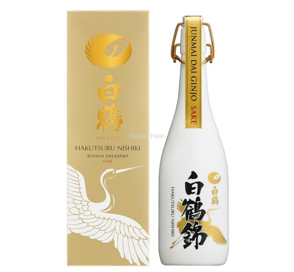 Free shipping for wholesale! BAIOCCHI Imported Rice Wine, Japanese Shiratsuki Junmai Daiginjo Sake 720ml pic 4