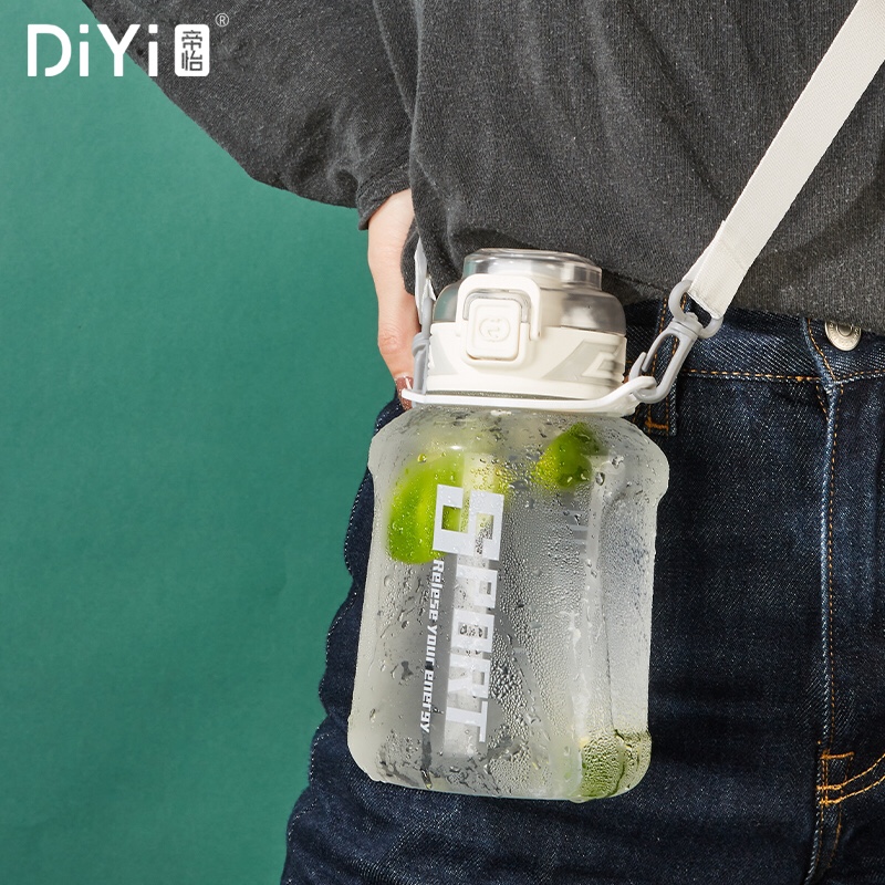 【 Spring/Summer 24 New Release 】 Swift and decisive, not defined ⚡️DY-SL2069 Diyi Speed Sports Cup 1000ml pc material, dual water spout Item Picture