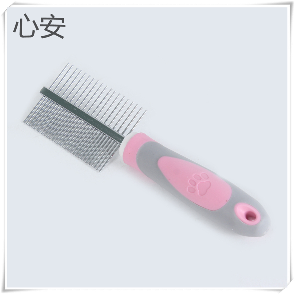 Pet cleaning and grooming, dog hair removal, fine-toothed comb, pet double-sided comb, pet comb, cat comb Application Scenario