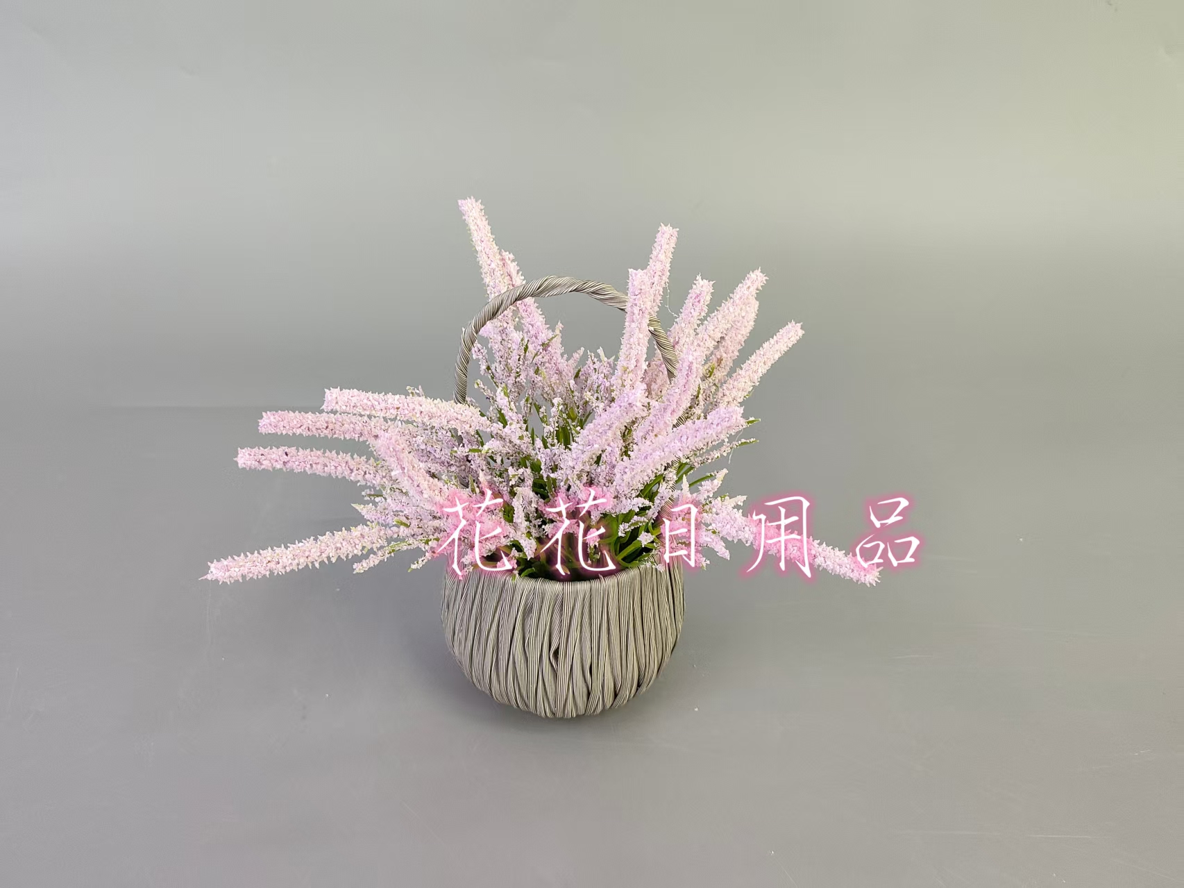 Artificial flowers, fake flowers, bonsai baskets, POTS, lavender decorations Specification drawing