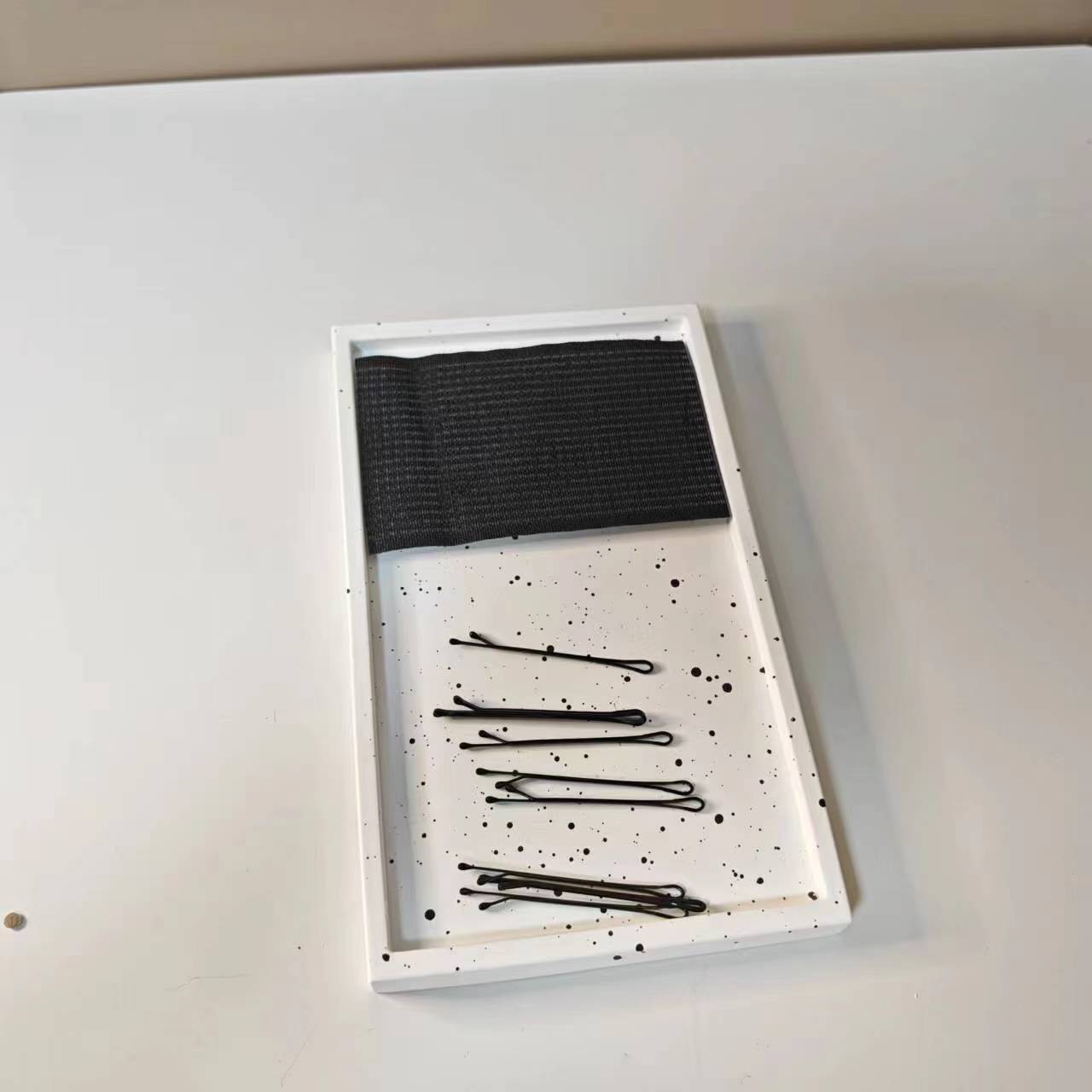 拉发器/儿童盘发器四件套/电话线头绳/儿童饰品韩国/电话线发圈头绳细节图