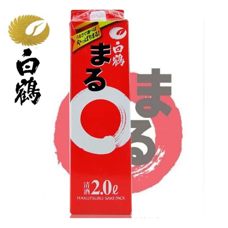 批发包邮！BAIOCCHI进口休闲零食米酒洋酒日本神户白鹤圆圆清酒2L