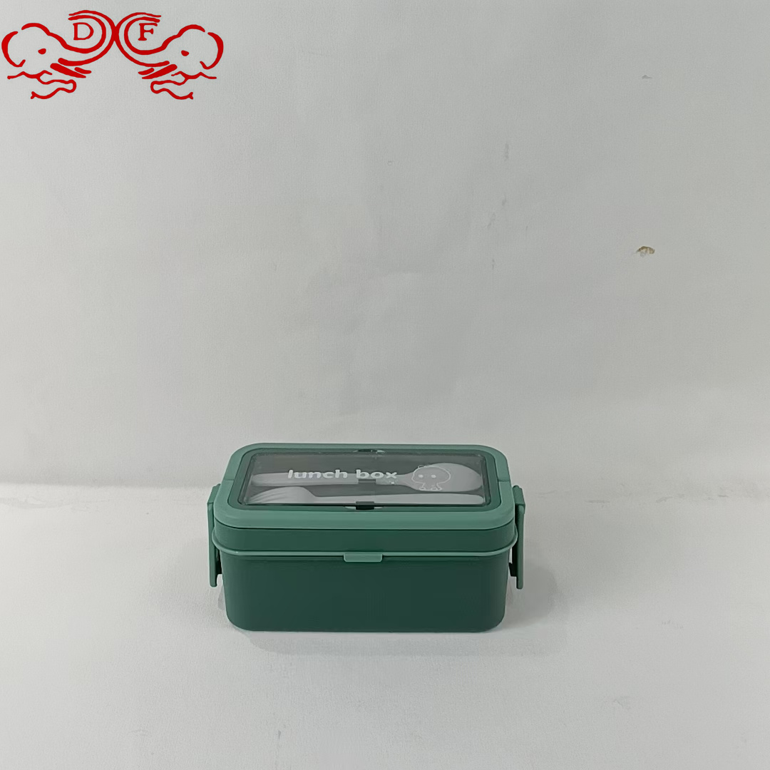 DF68409 plastic lunch box, large-capacity compartmentalized lunch box with tableware, student lunch box, office worker insulated lunch box, DF TRADING HOUSE details Picture