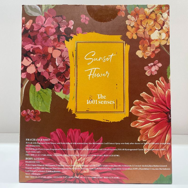 套盒  香水套盒  花香味  135ML BODY MIST 100ML BODY CREAM  身体喷雾+身体乳细节图