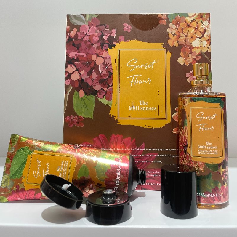 套盒  香水套盒  花香味  135ML BODY MIST 100ML BODY CREAM  身体喷雾+身体乳详情6