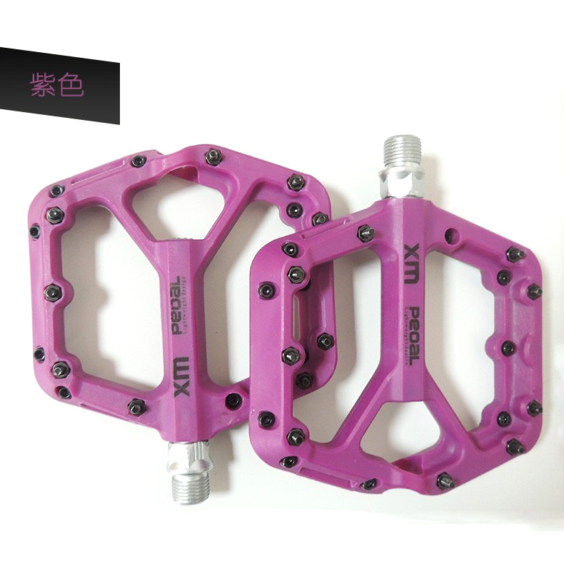 NL18 nylon bicycle pedals, plastic pedals, mountain bike pedals with nails, anti-slip nylon fiber bicycle pedals pic 13