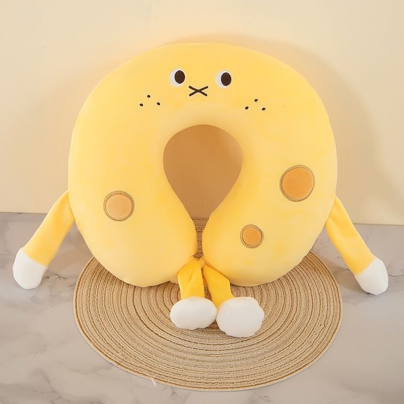 记忆泡沫粒U型枕颈部靠枕舒适充气U型枕旅行必备颈枕 支持颈部保护详情1