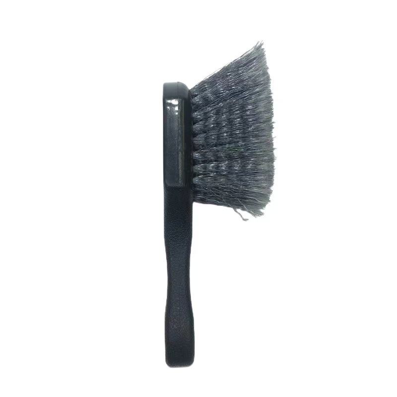 Weihaisheng 2170 car wash tool, tire brush, carpet brush, car cleaning and beauty tool, long handle, short handle, car beauty, multi-functional gray short handle, car wheel hub brush, cleaning short handle brush, Weihaisheng Item Picture