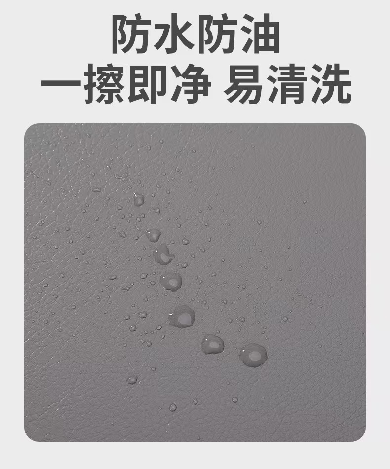 双友皮革餐垫PVC压花立体纹路浮雕风圆形新中式餐桌隔热家用 详情3