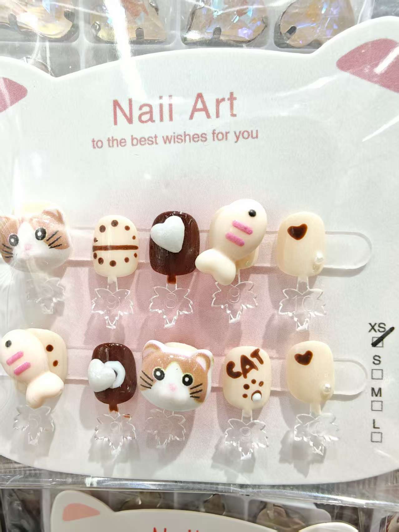 手工穿戴式美甲成品甲片 时尚便捷美甲穿戴甲 多款可选穿戴式美甲成品穿戴式甲片