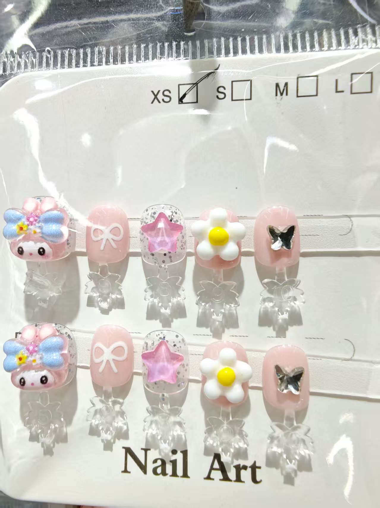 手工穿戴甲片美甲成品 时尚穿戴式美甲贴片 轻便可拆卸指甲